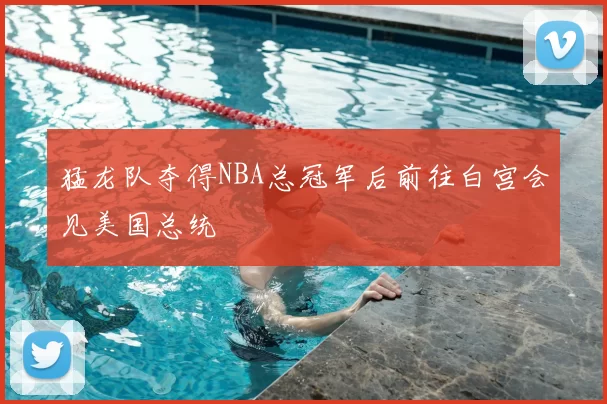 猛龙队夺得NBA总冠军后前往白宫会见美国总统